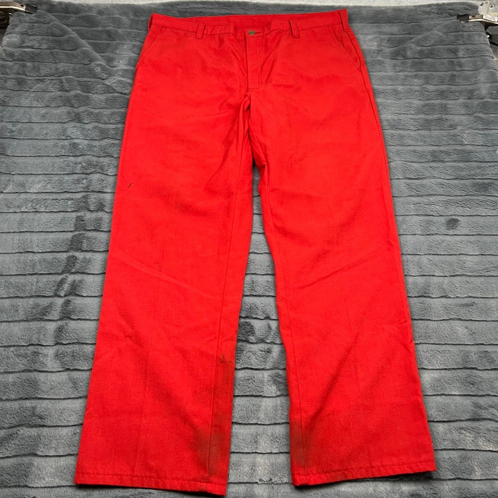 Workrite FR Red Nomex Kevlar Flame Resistant Work Pants 40x31 Arc 6.0 433NX60RD